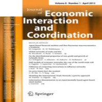 Simone Righi’s paper is accepted at the Journal of Economic Interactions and Coordination